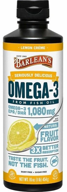 Seriously Delicious Omega 3 Fish Oil 발린스 딜리셔스 오메가 3 피나콜라다 454g, 1개, 1개 - 쿠팡