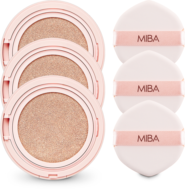 미바 왕쿠션 시즌2 리필 25g, 21호, 3개