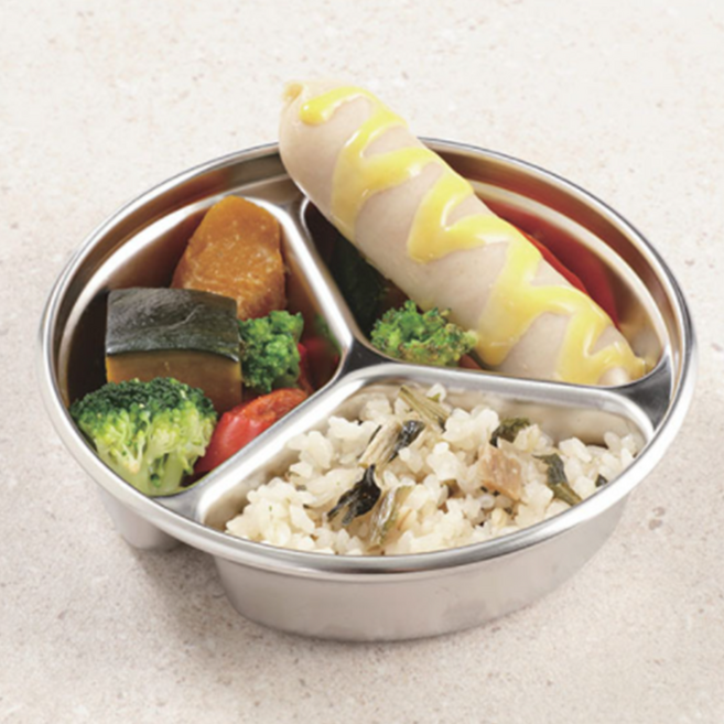멀티반찬통 스텐도시락통 도시락반찬통 원형찬합 4호, 1개