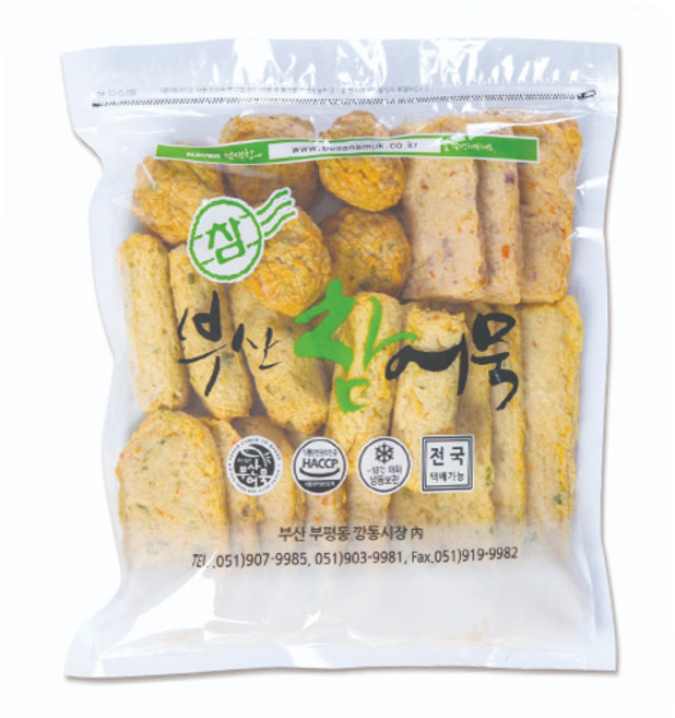 부산참어묵 부평깡통시장 직매장 매운모듬, 820g, 1개