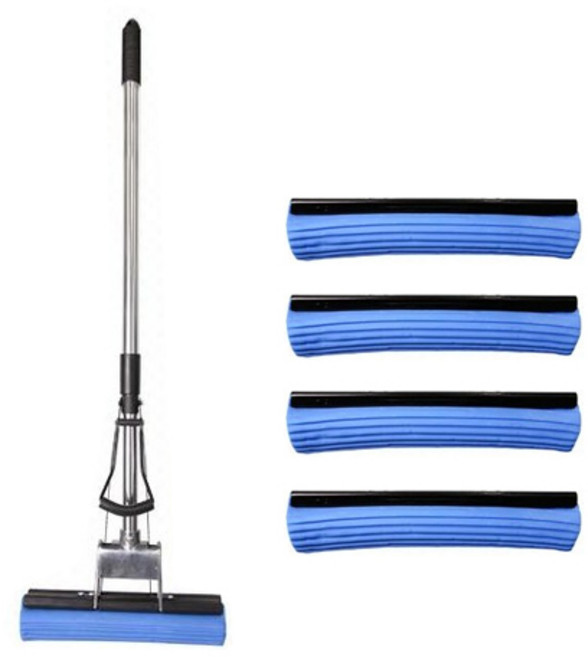 삼정크린마스터 PVA 유리닦이 바닥 펄프 청소기 + 리필 4p 세트, 1개