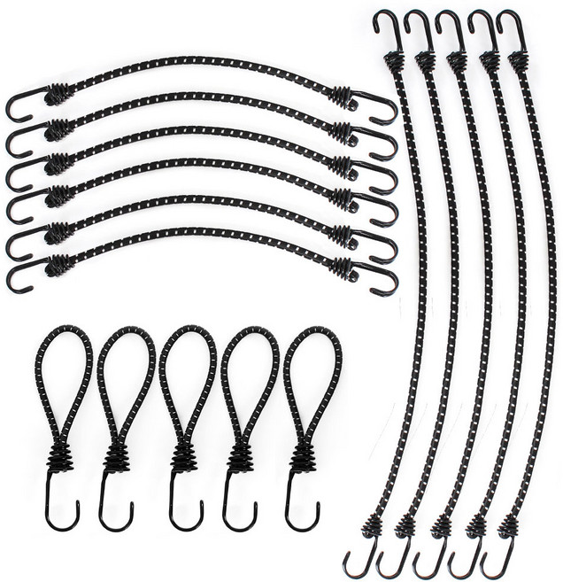 유니티23 스트레치코드 3종 16개 세트, 블랙