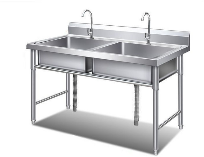 2구 스텐 개수대 야외 간이 싱크대 캠핑장 식당 세정대