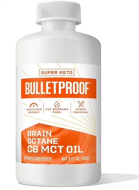 불렛프루프 슈퍼 케토 브레인 옥테인 C8 MCT 오일, 90ml, 1개 - 쿠팡