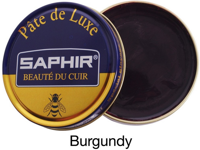 사피르 슈폴리시 비즈왁스 폴리시 구두광택제 구두약 관리 용품 슈케어, 폴리시(08)BORDEAUX, 1개