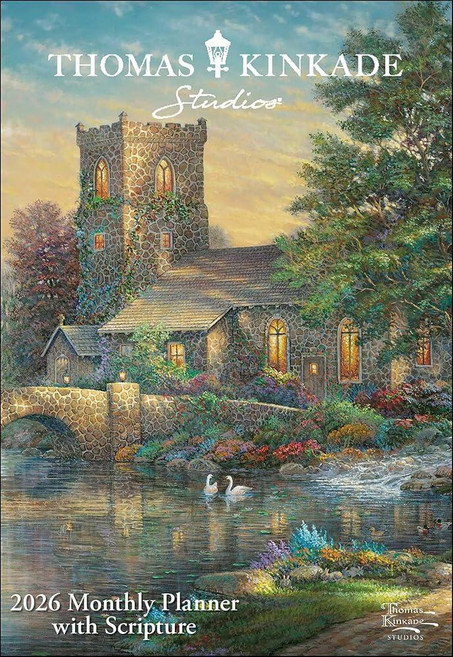 Thomas Kinkade Studios 2026 Monthly Pocket Planner Calendar with Scripture [calendar], Thomas Kinkade Studios 2026 Mo