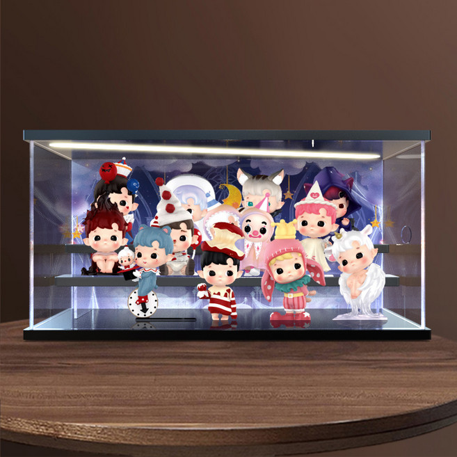 팝마트 하치푸푸 환상의 밤 시리즈 피규어 아크릴 디스플레이 케이스 장식장, 1.기본형, 1개