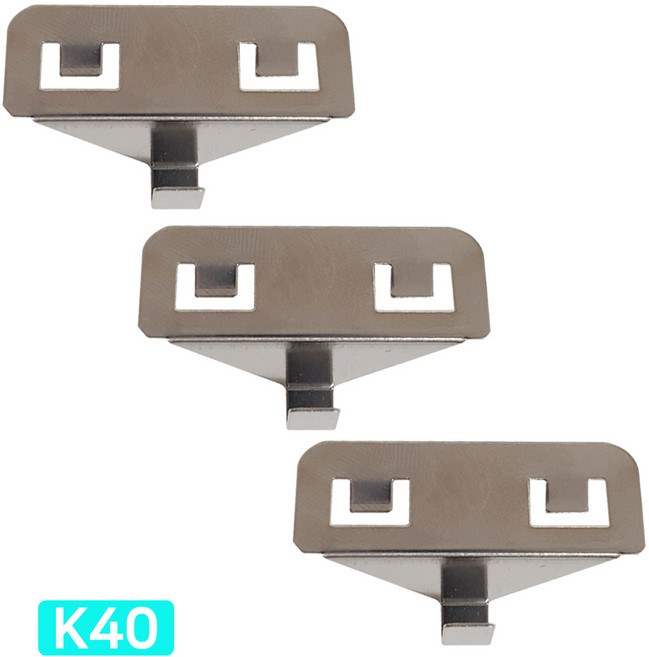 아트월 대리석 브라켓(3개) 무타공 벽걸이 시계 액자걸이 벽꽂이 후크 다용도 틈새 고리, 실버, 3개