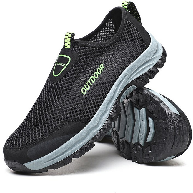 OUTDOOR運動水陸鞋 透氣網眼 輕便防滑 易穿脫 時尚休閒鞋