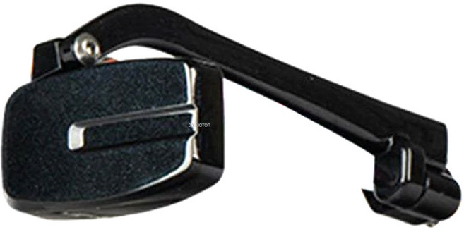 락모터스 자전거 고글 헬멧 백미러 후사경 거울 사이드미러 미러 오토바이 전동킥보드, 1개, 블랙