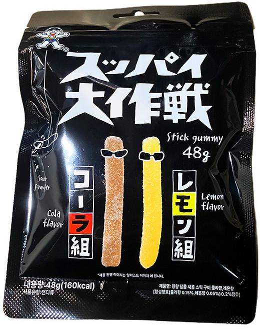 왕왕스틱젤리 콜라레몬, 48g, 60개