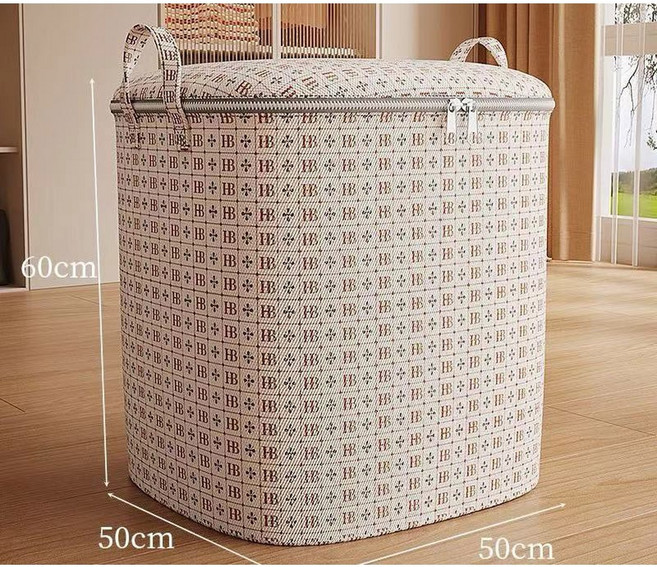 보관 가방 손잡이와 뚜껑이 있는 대용량 다기능 옷장 정리함 이동 이불 바구니, 1개, 없음, 3) 180L, 1. 180L