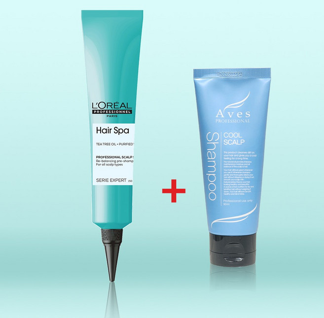 로레알 헤어스파 리밸런싱 스칼프 스크럽 쿨샴푸 증정 두피 케어 각질 제거, 1개, 150ml