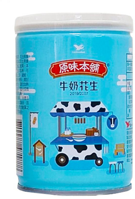 原味本舖 牛奶花生, 255g, 24個