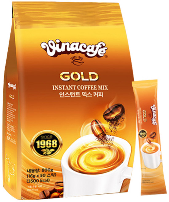 비나카페 인스턴트 믹스커피, 16g, 50개입, 1개