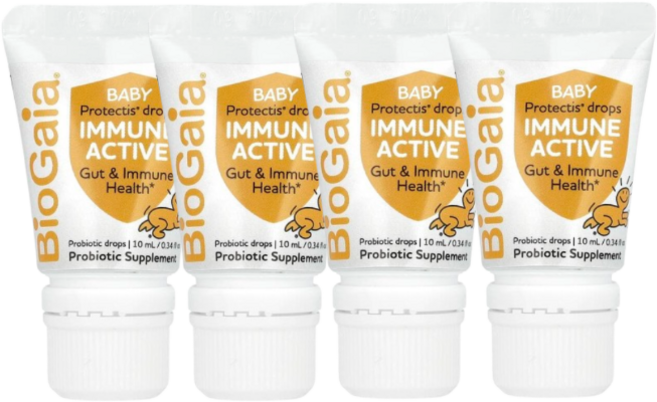 바이오가이아 베이비 프로텍티스 드롭스 이뮨 액티브 600IU 10ml, 4개