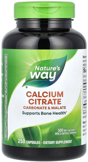 Nature's Way 칼슘시트레이트 캡슐 250정(캡슐 1정당 250mg) 255060 Way (네이처스 웨이), 1개 - 쿠팡