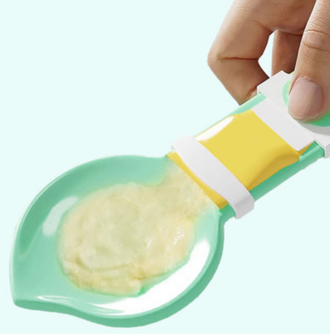 [크레용펫] 고양이 츄르 스푼, 1개, 그린