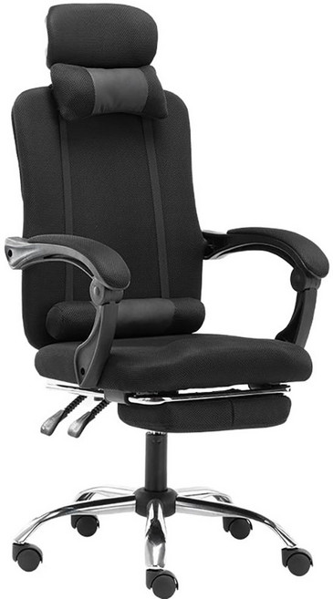 人體工學電競椅 舒適支撐 久坐不累, 黑色