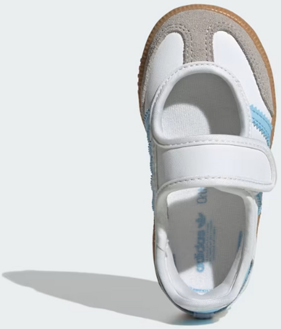 [국내매장판] 아디다스키즈 삼바 제인 키즈 신발 아동용 어린이 운동화 스니커즈 화이트&블루