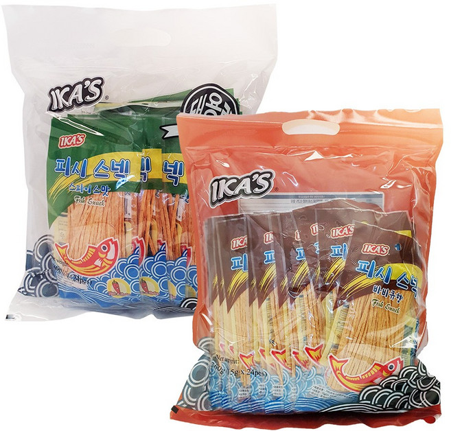 피시스낵 2종 혼합, 48개, 13g