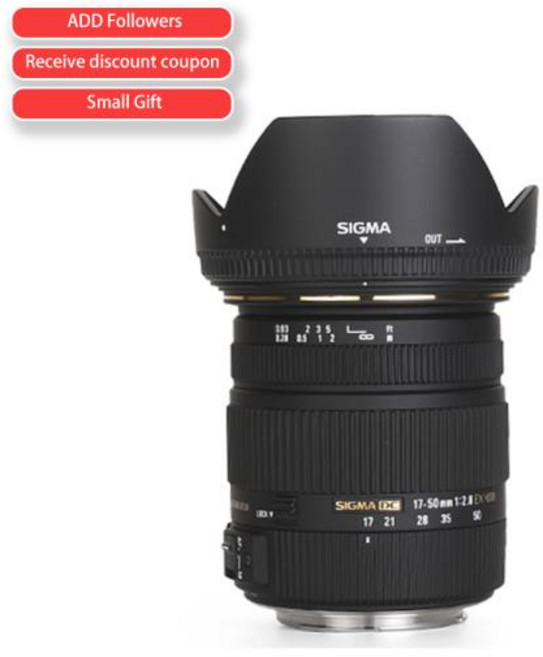 시그마 대형 조리개 표준 줌 렌즈 f/2.8 EX DC OS HSM FLD 17-50mm, 02 With UV Filter_01 Canon EF, 1개