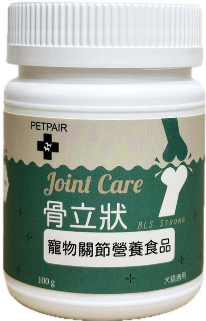 petpair 骨立狀寵物關節營養食品 (玻尿酸+MSM) 犬貓適用 關節保健食品, 1個, 骨骼/關節強化, 100顆
