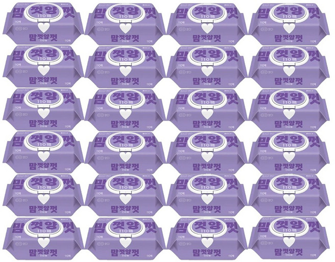 코디 맘껏양껏 물티슈 110매 x 24팩 캡형/대용량, 24개, 110매입, 35g