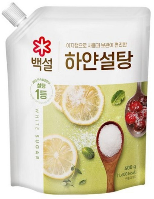 백설 하얀설탕, 400g, 1개