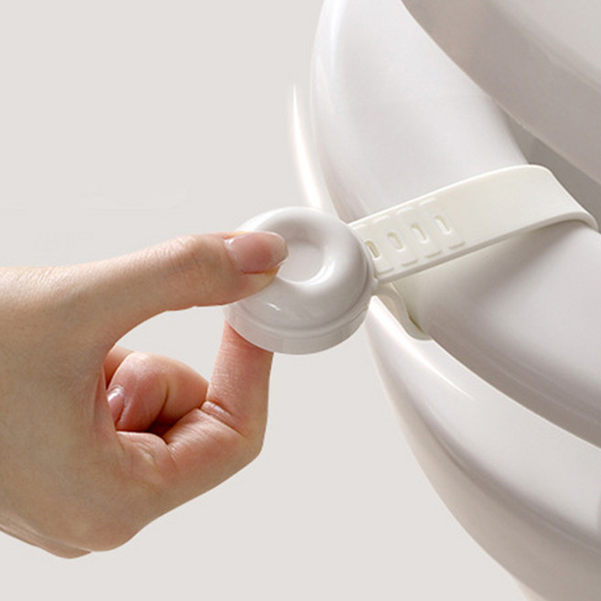 yullshop 변기 커버 손잡이 클립, 화이트