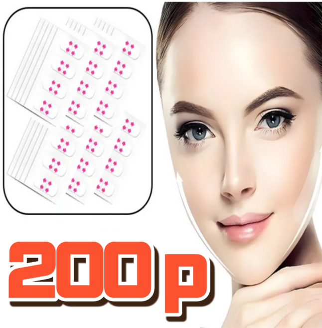 스타일포유 V라인 리프팅 페이스 테이프, 200개, 투명