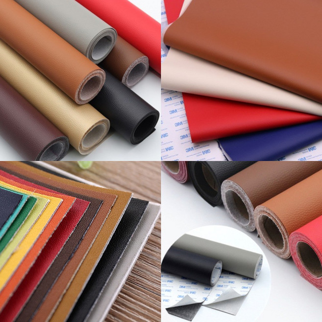 인조가죽 스티커 찢어진 가죽 쇼파 의자 리폼 보수 수선 패치 시트지 스티커 접착식 50x120, PU민무늬-04골드, 1개