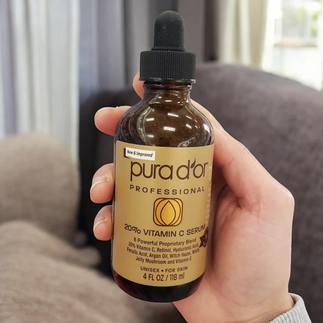 Pura D'or 퓨라도어 20% 비타민C 세럼 118ml (미국) - 쿠팡