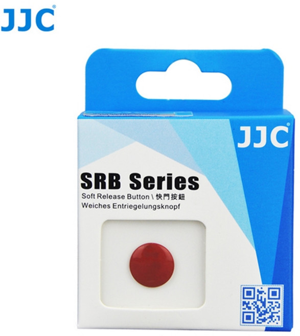 JJC 凸起面積加大相機快門按鈕 SRB-B10mm 撞針機械式快門線, 1個, 暗紅,SRB-B10DR(凸)
