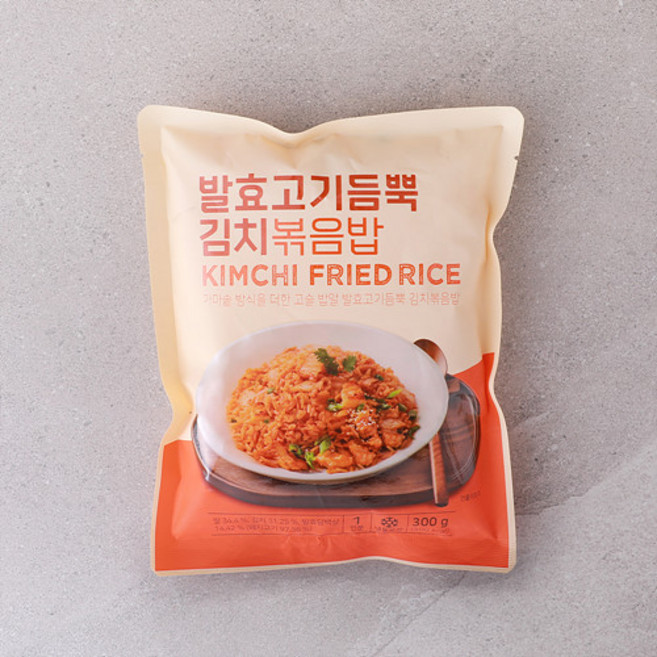 자연드림 발효고기듬뿍 김치볶음밥, 1개, 300g