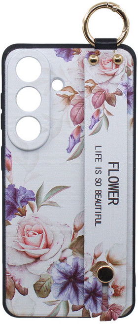 신서엔코 갤럭시 케이스 블라썸 일러스트 핸드 스트랩 핸드폰케이스