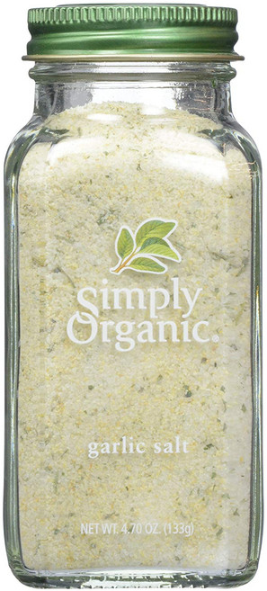 Simply Organic 大蒜鹽, 1罐, 133g