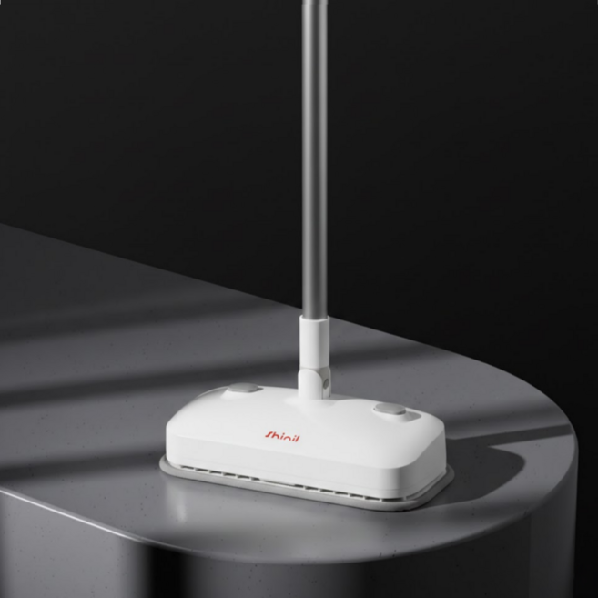 신일 초강력 스팀 물걸레 청소기 고온 살균 방수 IPX4, 클리어화이트, SDC-W7800