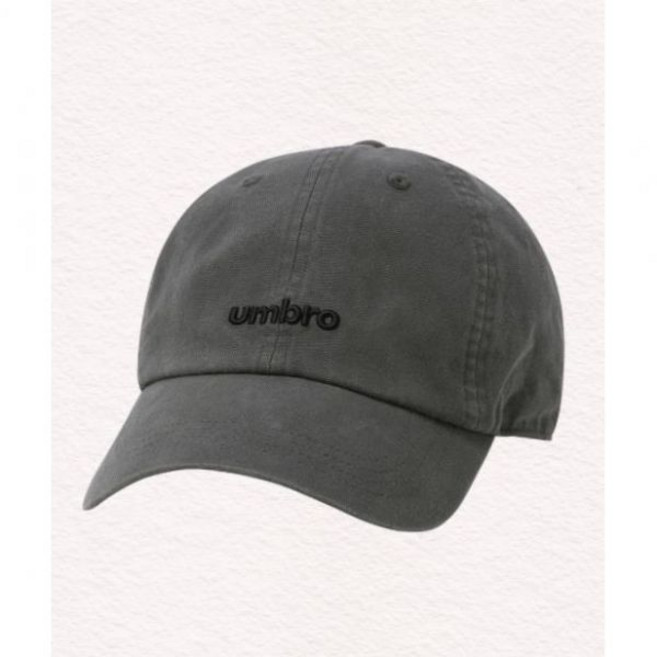 엄브로 UMBRO 라운드 레터 볼캡 차콜 UR122CCP15 UR122CCP15_MCH0 324444, MCH0_MID-CHARCOAL, 059