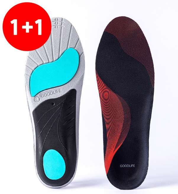 [1+1 이벤트] 굿라이프 DIY 인솔 발편한 폴리진 항균 기능성 깔창 일상용 걷기용 등산용