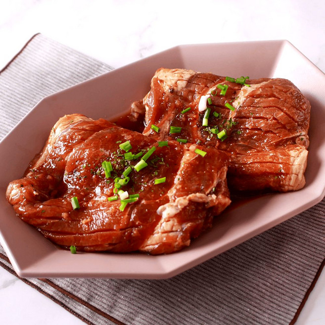 한돈 칼집 양념구이, 한돈 칼집양념구이 500g, 500g, 1개