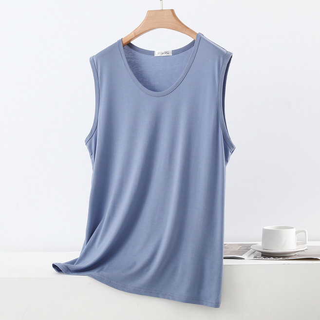 여성 빅사이즈 모달 나시티 루즈핏 민소매 티셔츠 홈웨어 이너티 WXG-203