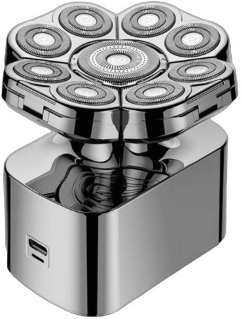 대머리면도기 남성용 삭발 민머리 충전식 휴대용 스님 삭발면도기 전동면도기, 9헤드 기본+면도날