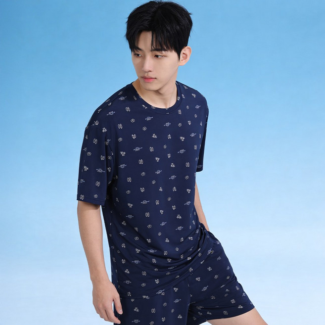 냉감잠옷 쿨 여름 커플잠옷 세트 냉장고 파자마 홈웨어