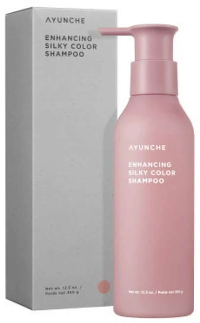 아윤채 인핸싱 실키 컬러 샴푸 350g 큐티클케어 백화점정품, 1개, 349.9g - 쿠팡