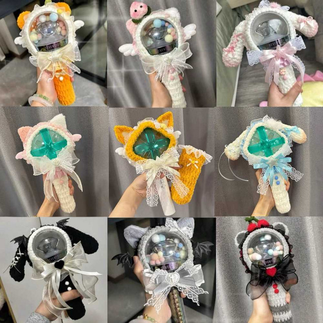 모아봉 커버 투바투 TXT 콘서트 응원봉 아이돌 굿즈, 1개, 수빈 사모예드 토끼 머리만