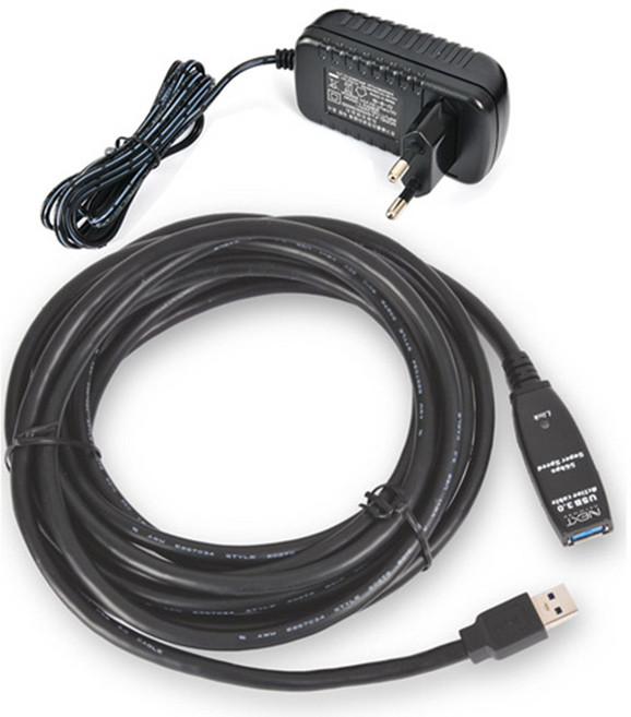 이지넷 NEXT-USB05U3PW USB3.0 리피터 5M 케이블, 1개