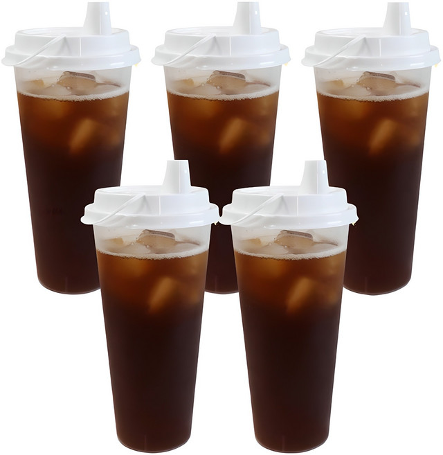 하니생활용품 다회용컵, 700ml, 5개