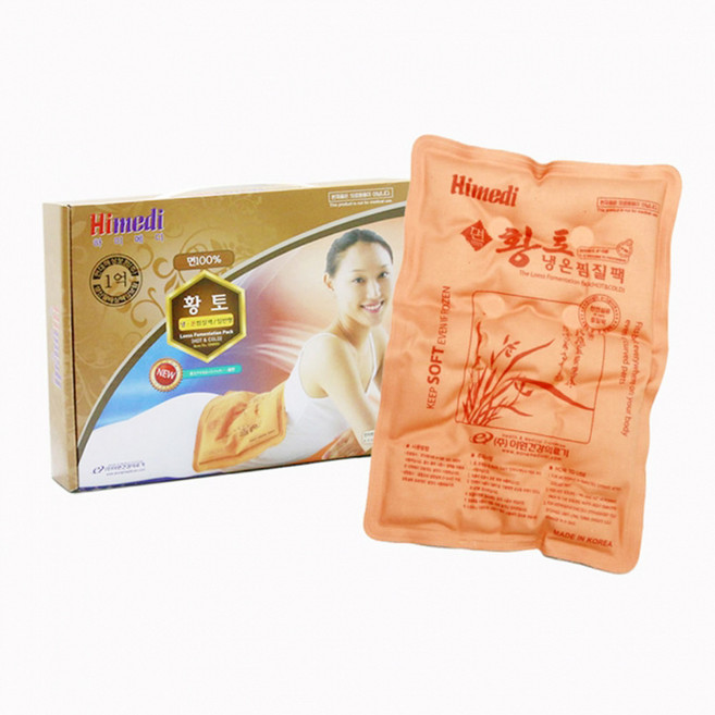 일월 냉온 면 황토 어깨 찜질팩, 2개