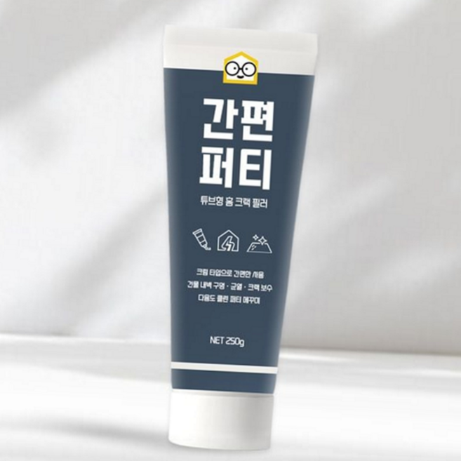 유진오피스 벽면 보수제 다용도 튜브형 크랙보수 보수용 퍼티 메꿈제 가정용 균열 핸디코트 마감재 메우는 시멘트, 1